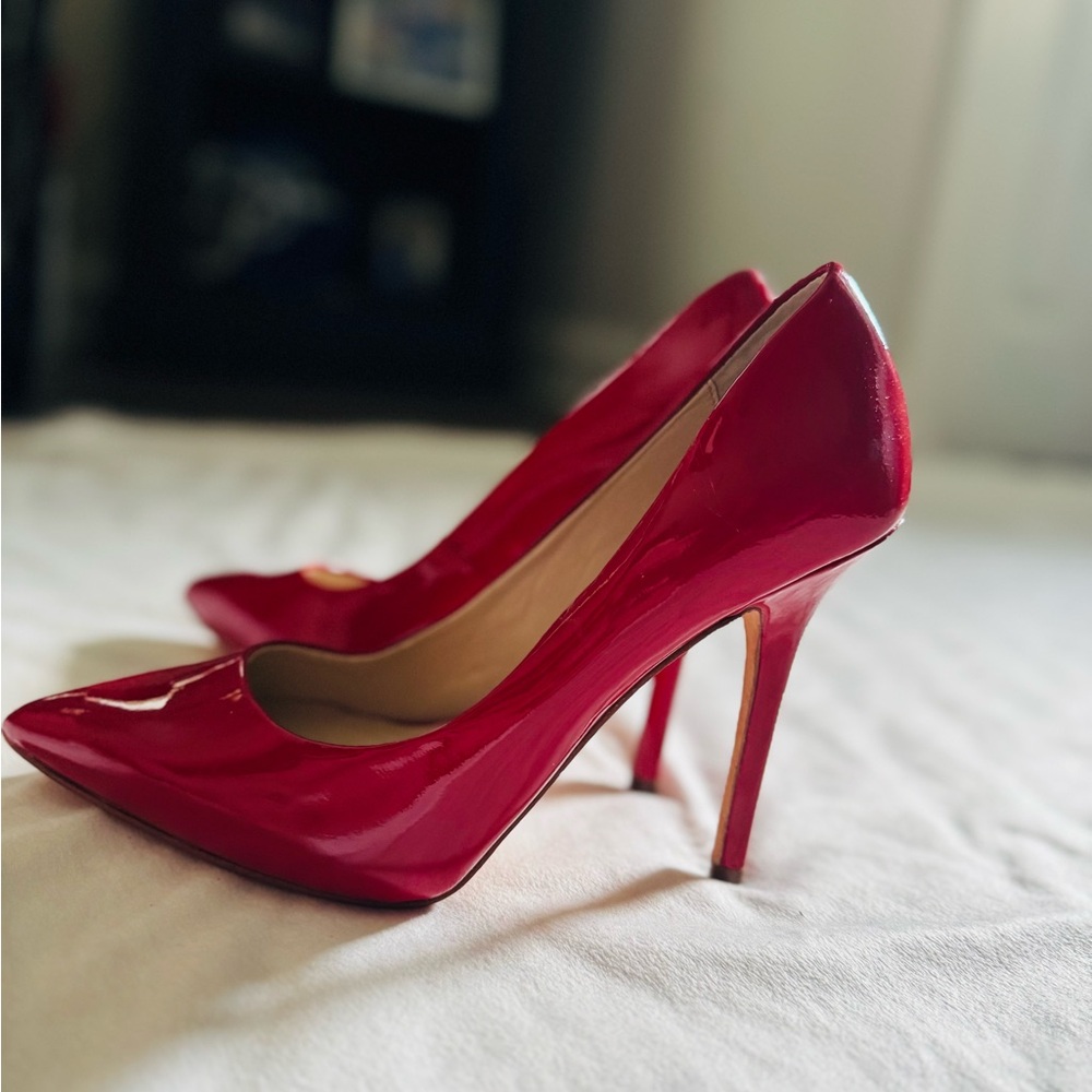 Elegant Red Stiletto Heels